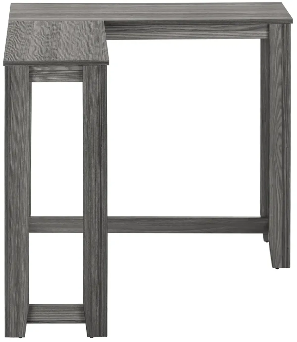 Monarch Specialties I 3658 Accent Table, Console, Entryway, Narrow, Corner, Living Room, Bedroom, Laminate, Grey, Contemporary, Modern