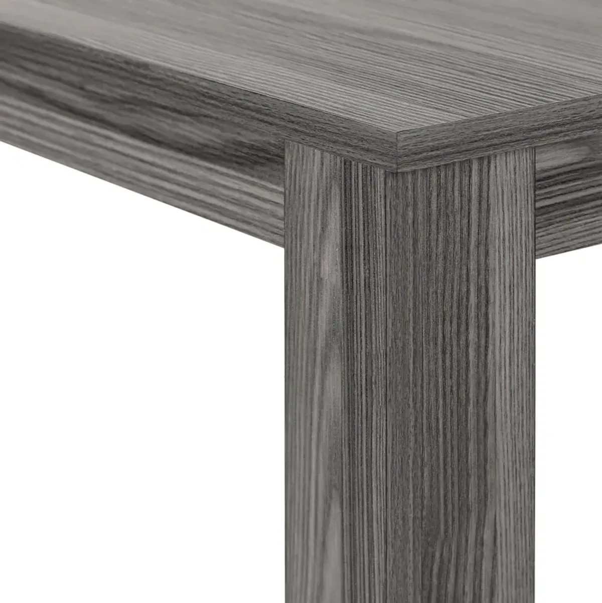 Monarch Specialties I 3658 Accent Table, Console, Entryway, Narrow, Corner, Living Room, Bedroom, Laminate, Grey, Contemporary, Modern