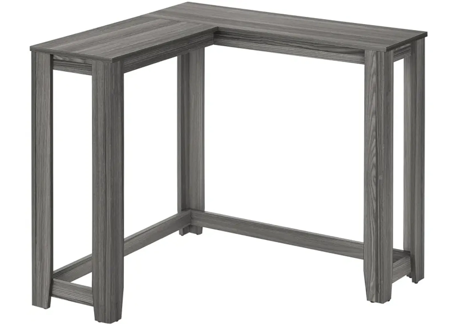 Monarch Specialties I 3658 Accent Table, Console, Entryway, Narrow, Corner, Living Room, Bedroom, Laminate, Grey, Contemporary, Modern