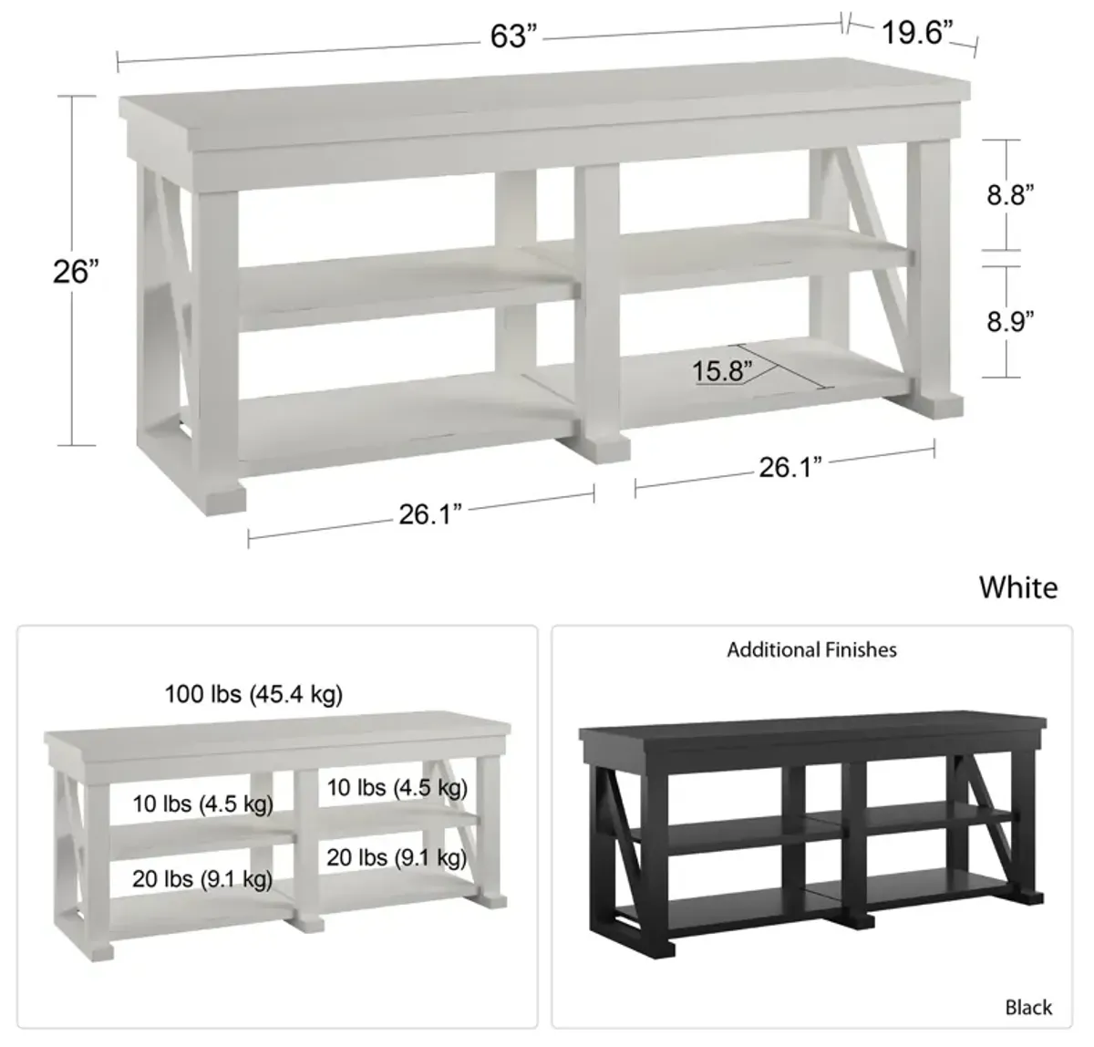 Crestwood TV Stand for TVs up to 60"