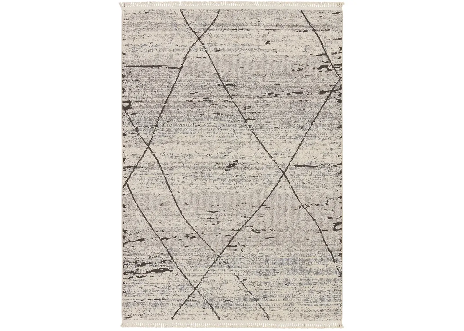 Lore Imani Gray 3' x 8' Runner Rug