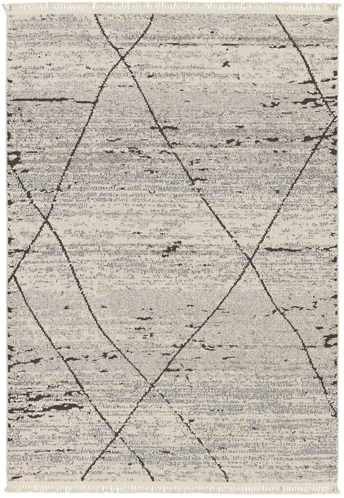 Lore Imani Gray 3' x 8' Runner Rug