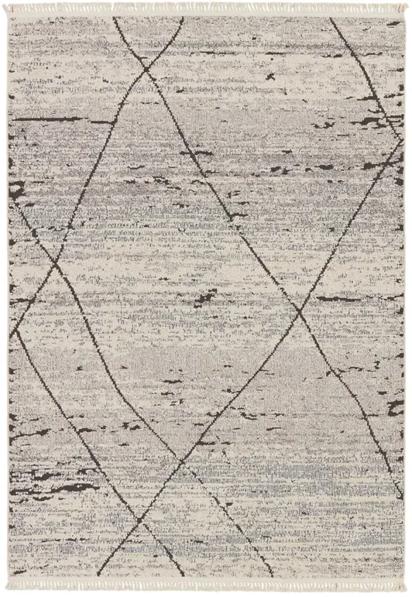 Lore Imani Gray 3' x 8' Runner Rug