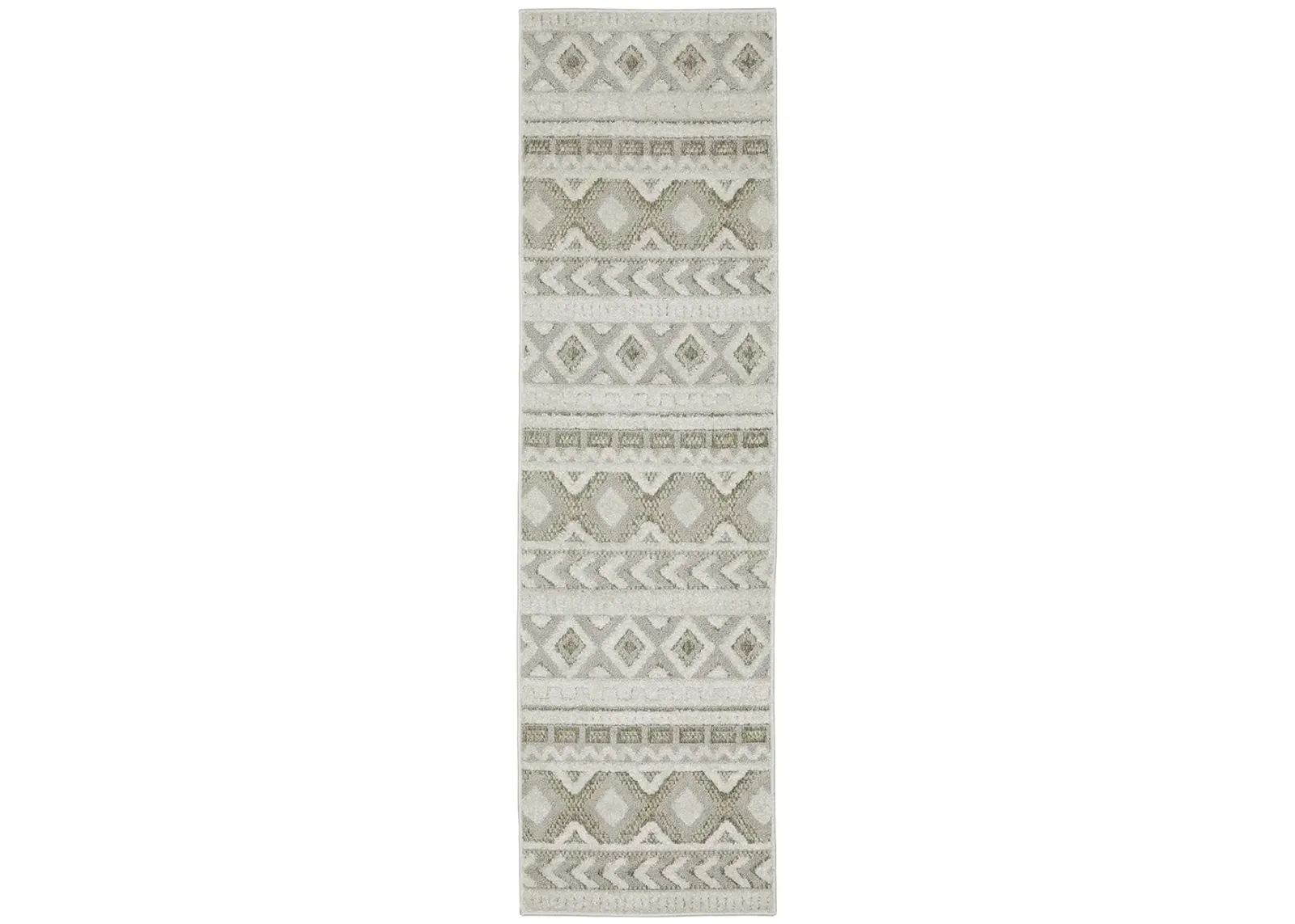 Tangier 2'3" x 7'6" Grey Rug