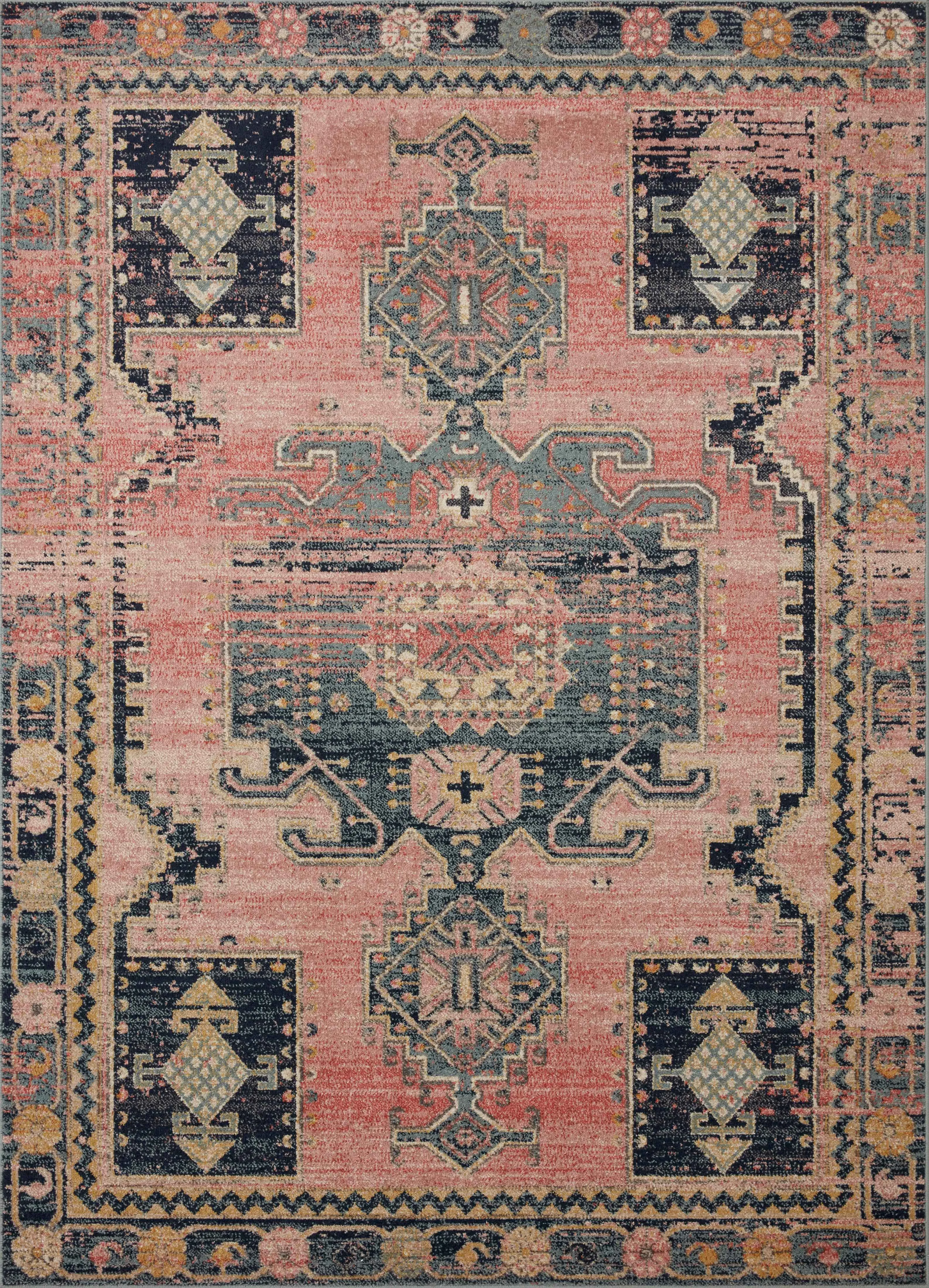 Jocelyn JOC06 Rose/Rose 7'10" x 10' Rug