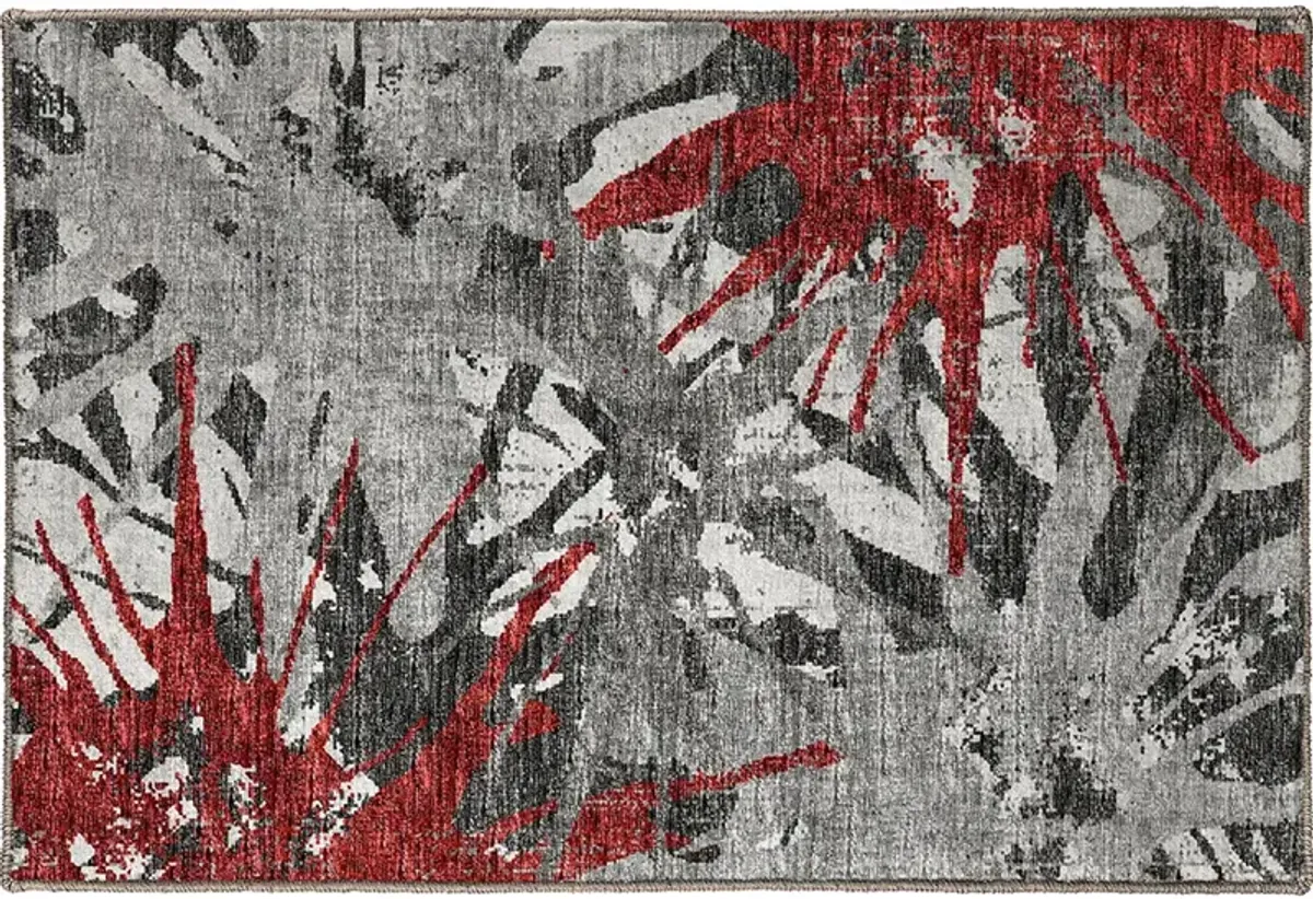 Brisbane BR6 Scarlet 20" x 30" Rug