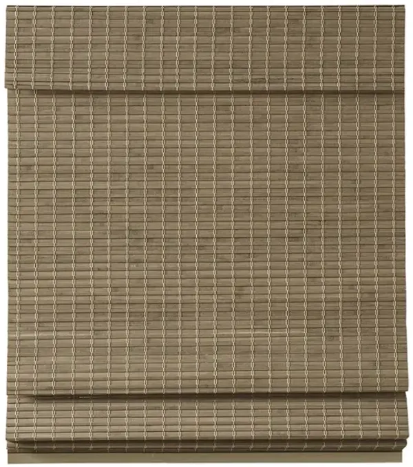 Gracie Mills Thalassa Eco-Friendly Natural Bamboo Light Filtering Roman Shade 64"L - 33x64"