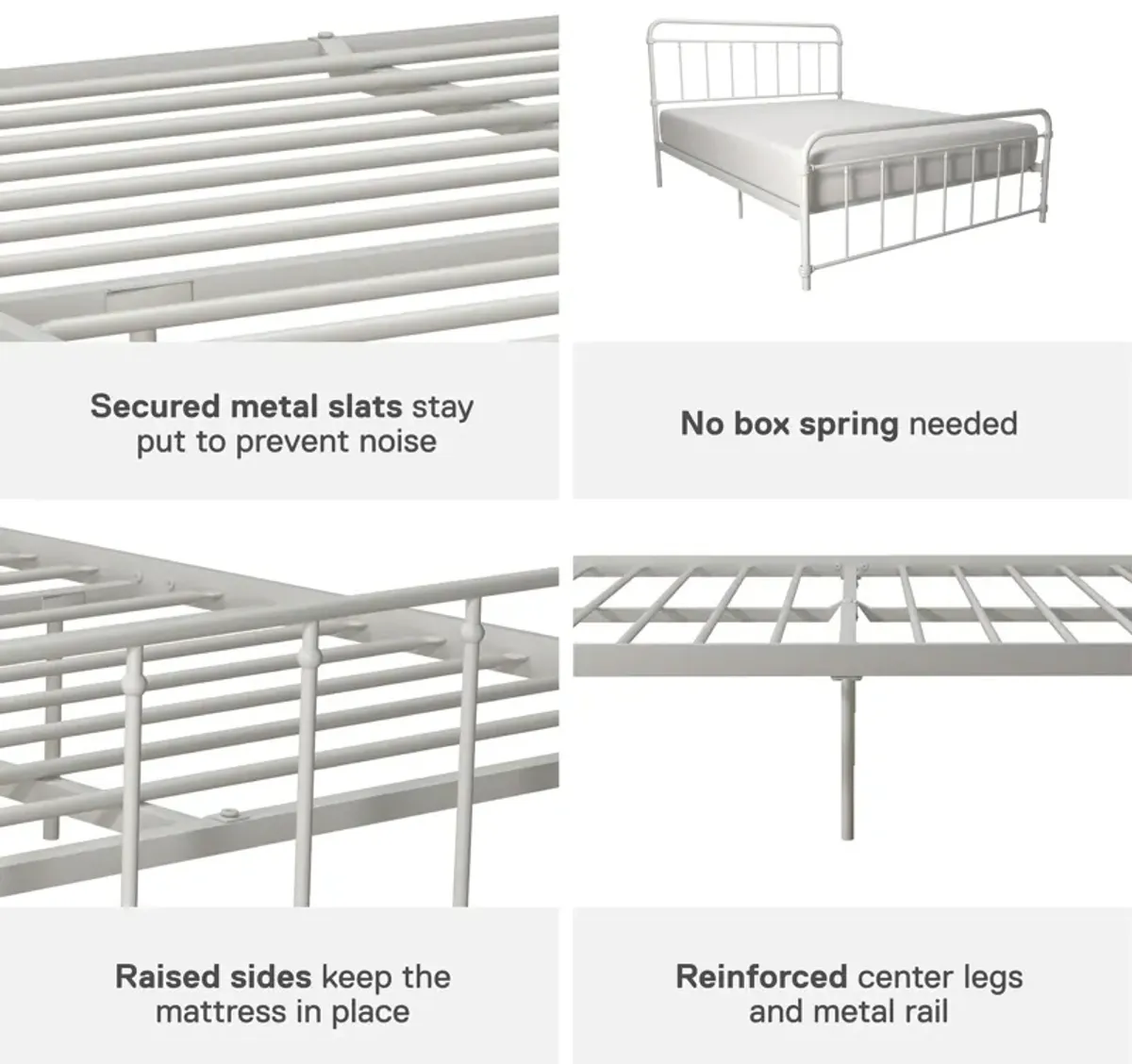 Wyn Metal Black Bed