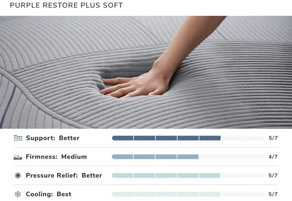 Purple Restore Plus Soft Twin-XL Mattress