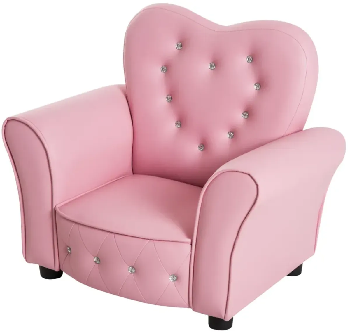 Kid Teen Sofa Armrest Chair Couch Children Toddler Birthday Gift Girls Pink