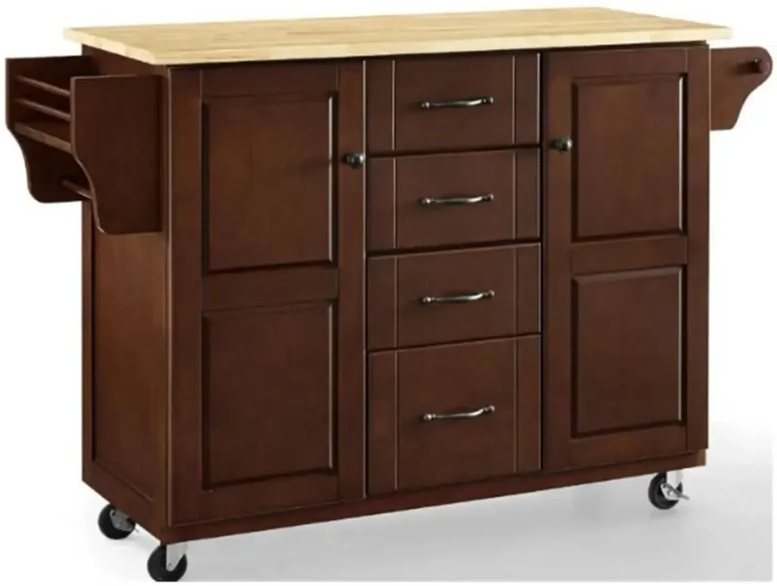 Crosley Furniture Eleanor Natural Wood Top Kitchen Island