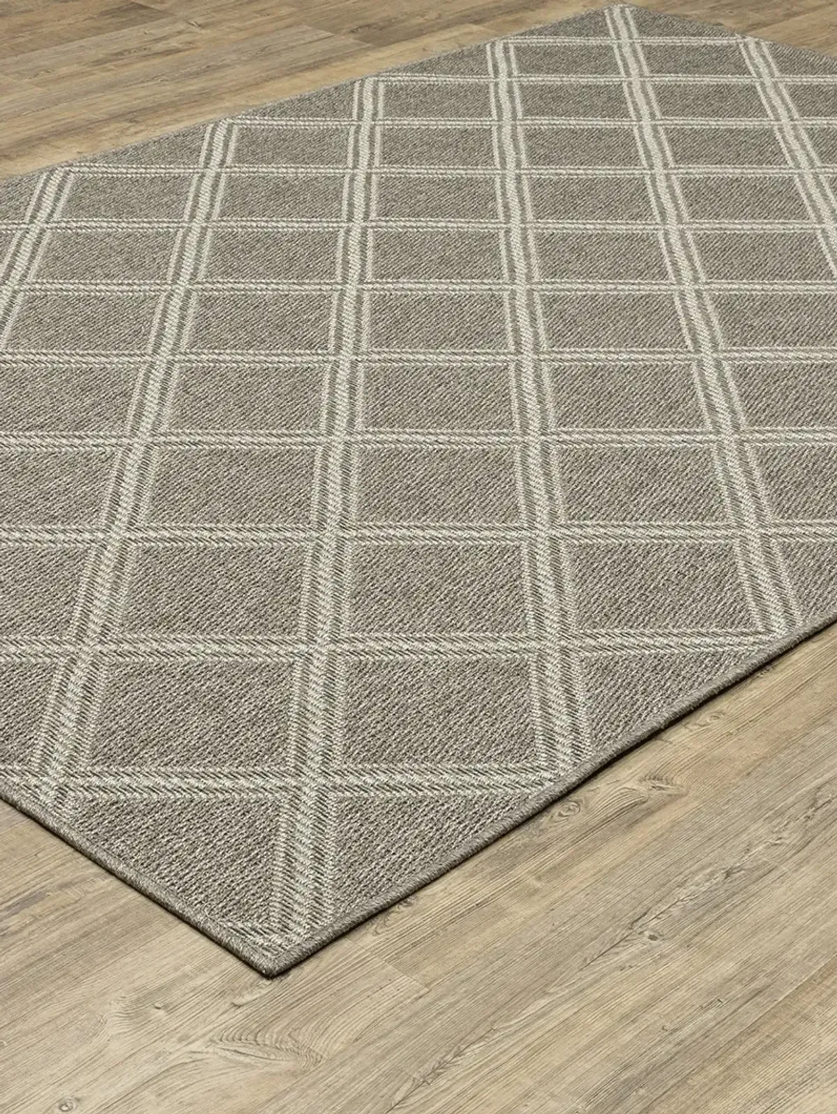 Caicos 7'10" x 10' Grey Rug