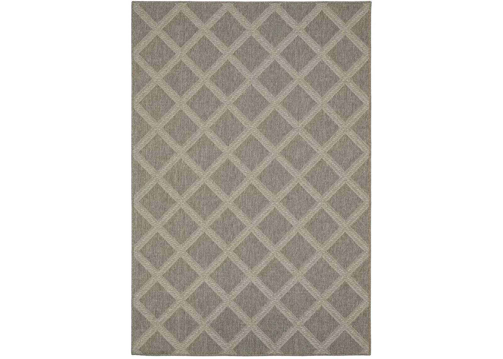 Caicos 7'10" x 10' Grey Rug