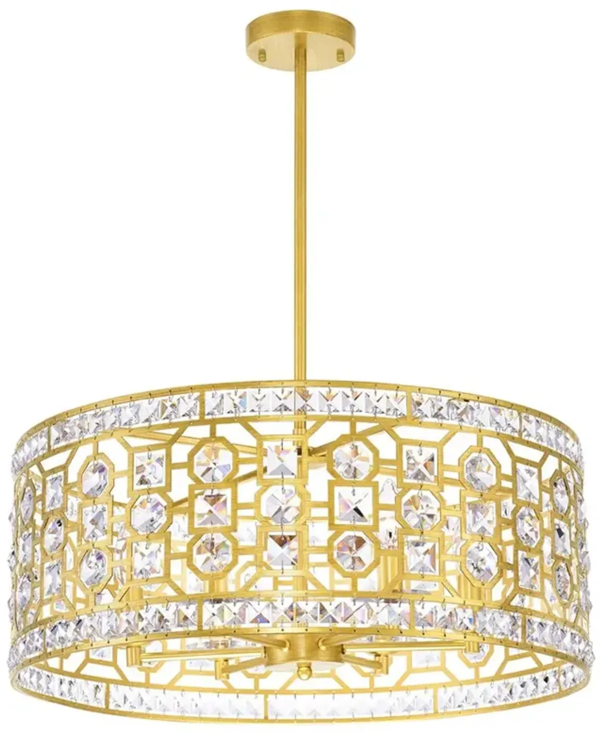 CWI Lighting Belinda 6 Light Chandelier With Champagne Finish