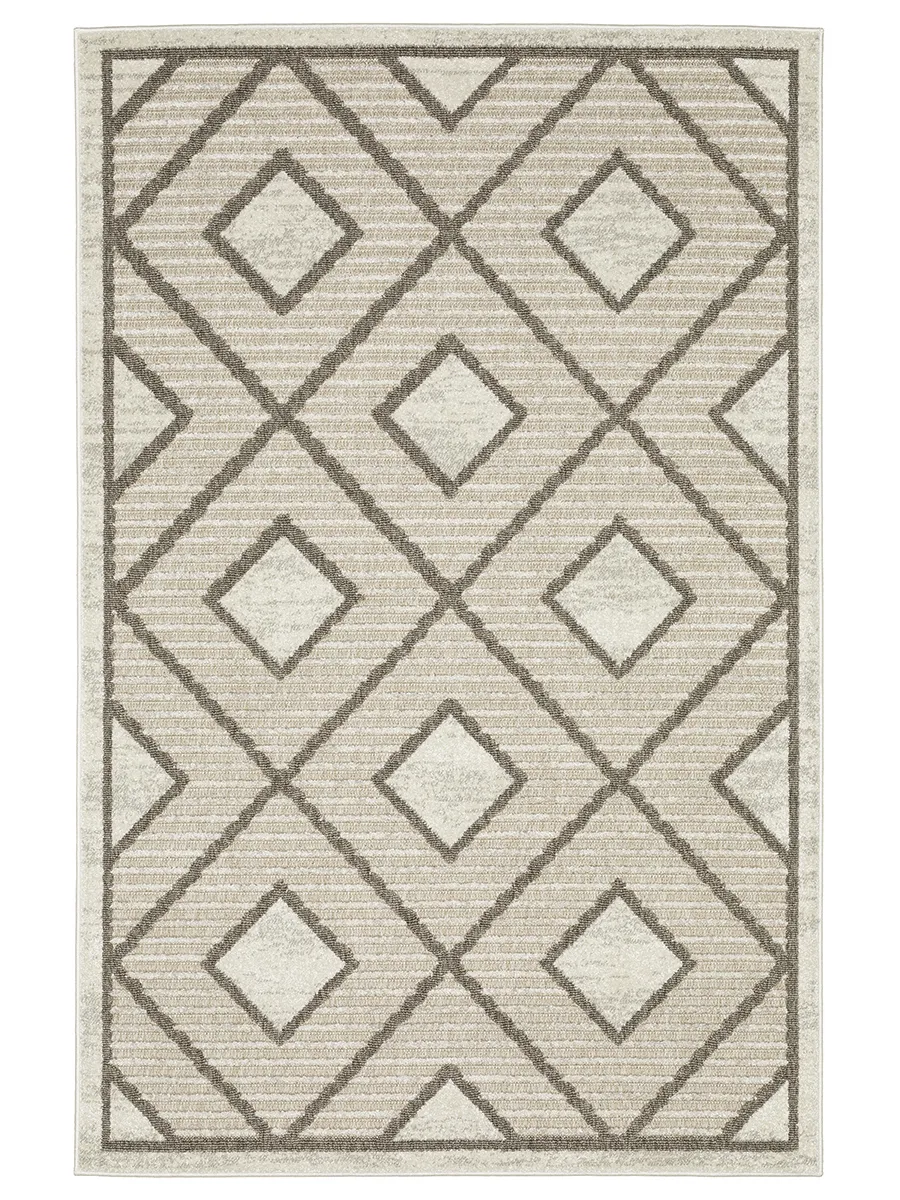 Tangier 3'3" x 5' Beige Rug