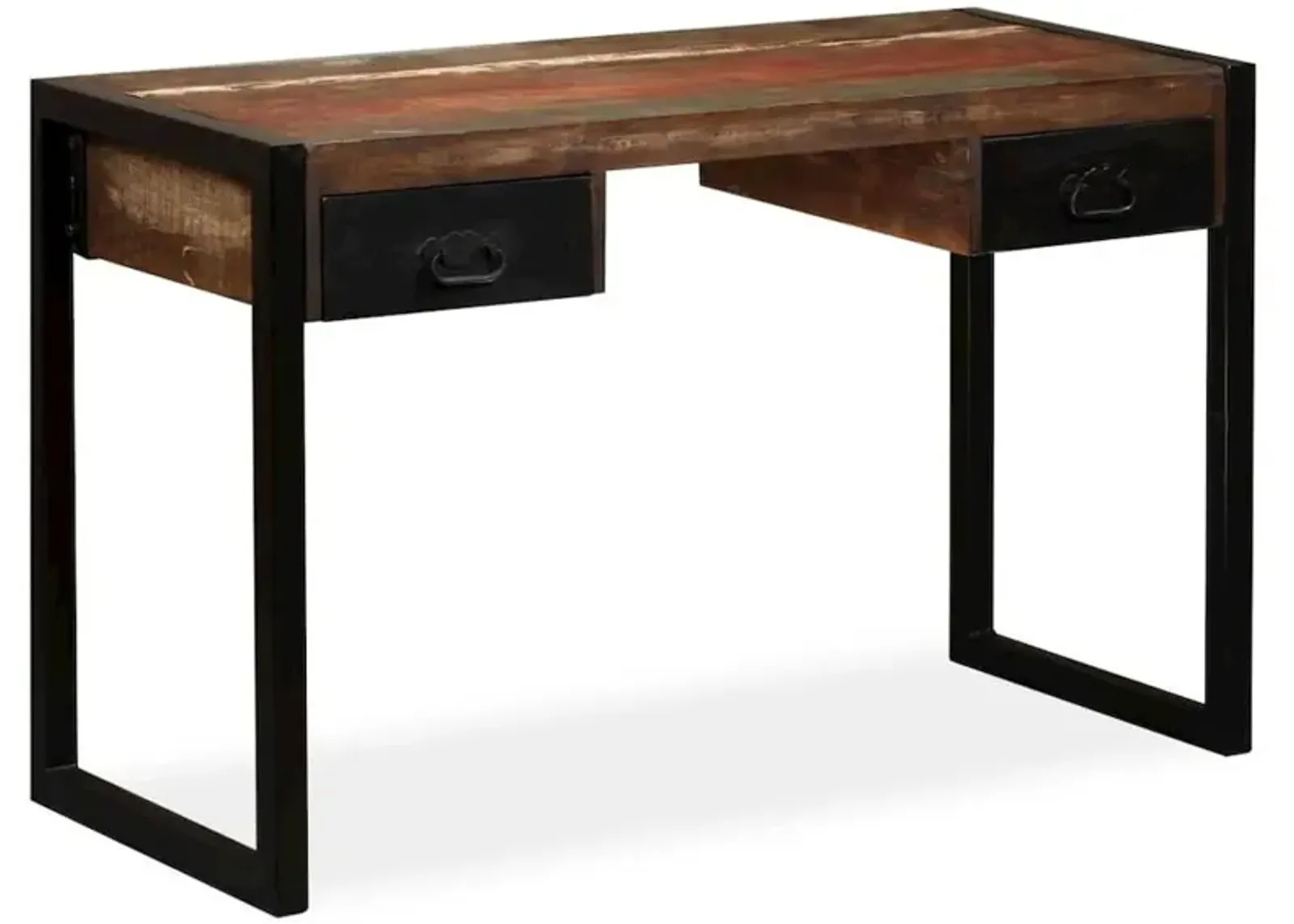 vidaXL Desk with 2 Drawers Solid Reclaimed Wood 47.2"x19.7"x29.9", 244905