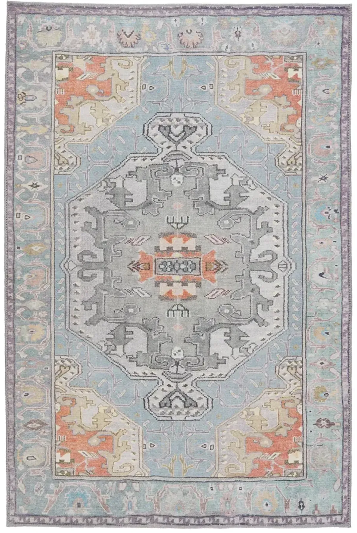 Harman By Katelester Zenora Blue 2'6" x 10' Runner Rug