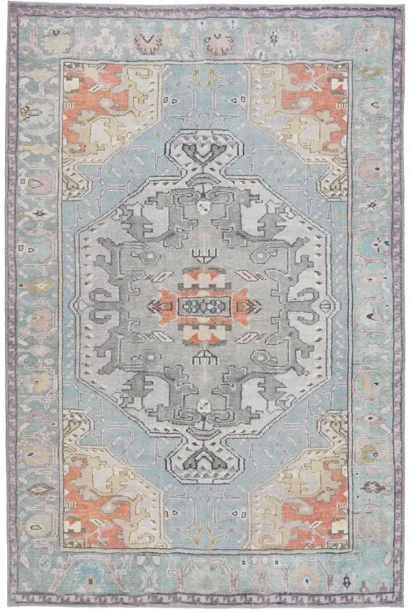 Harman By Katelester Zenora Blue 2'6" x 10' Runner Rug