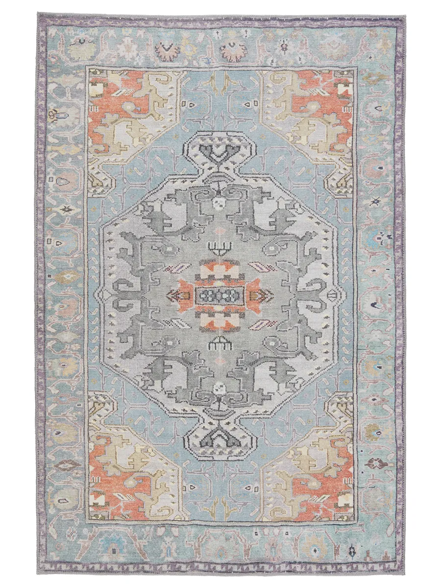 Harman By Katelester Zenora Blue 2'6" x 10' Runner Rug