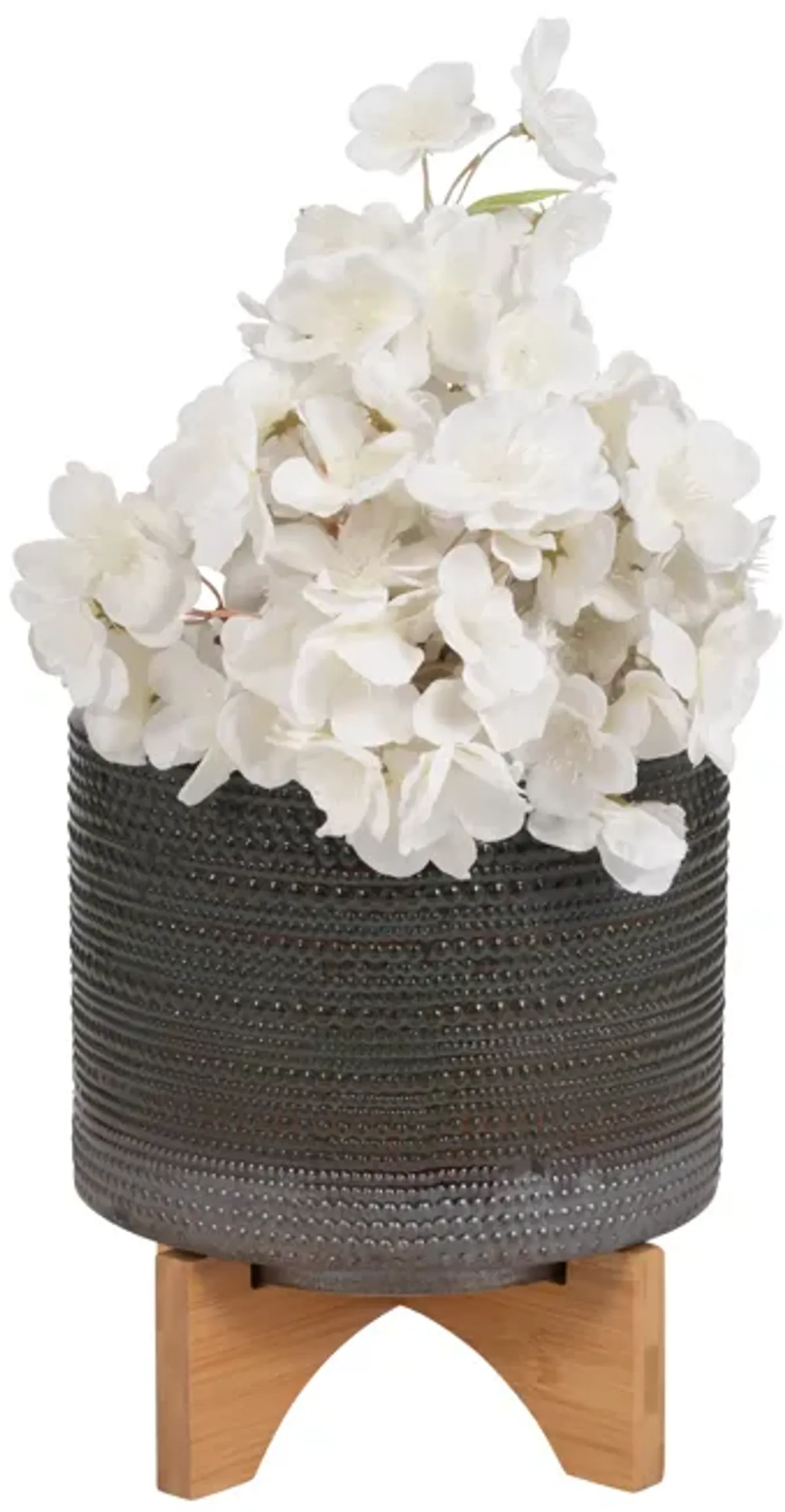 8" Dotted Planter W/ Stand