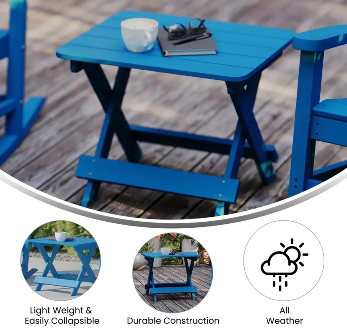 Plastic Adirondack Tables