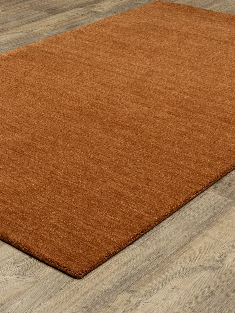 Aniston II 2'6" x 8' Rust Rug