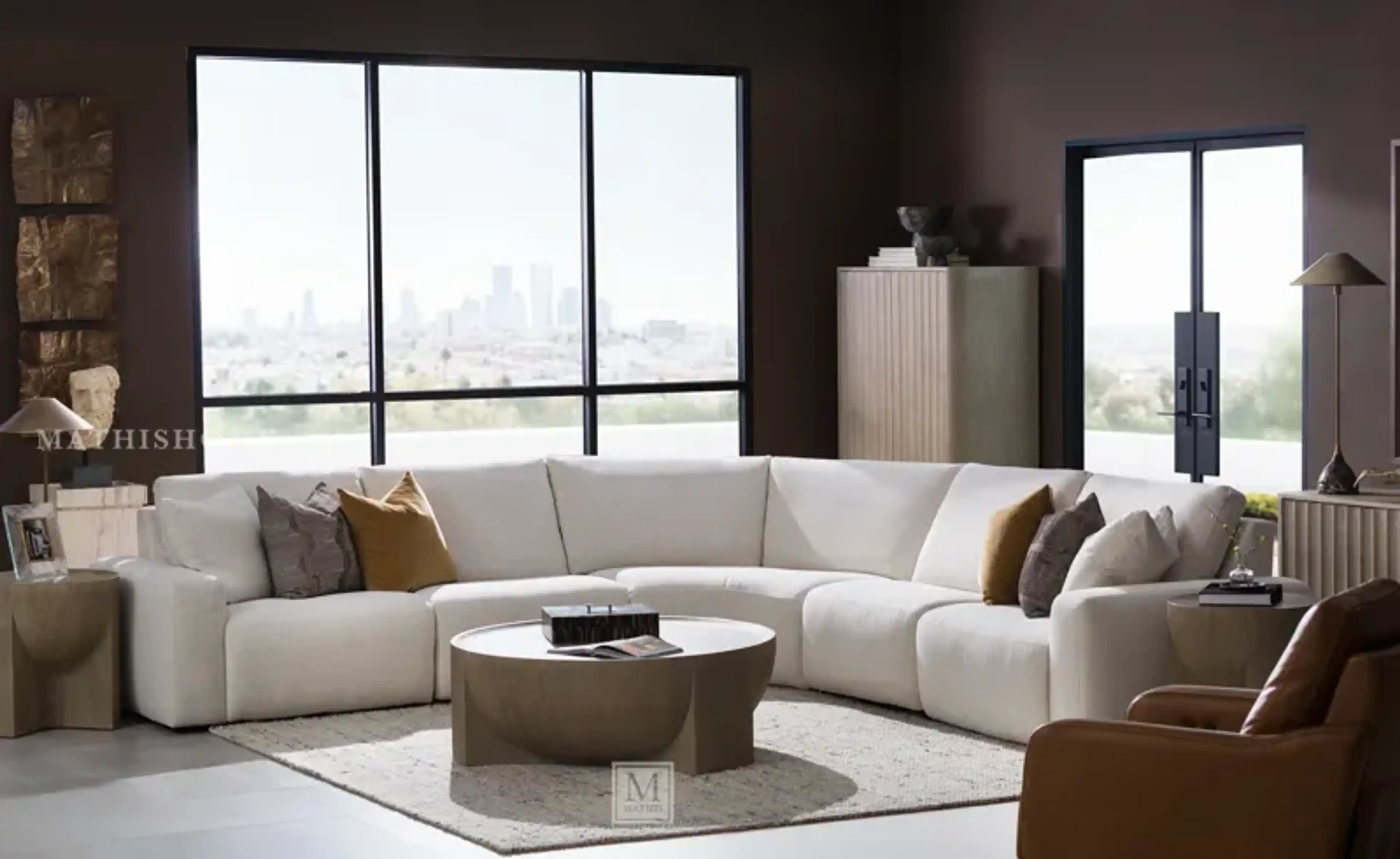 Loggia Side Table Mathis Home | Furniture.com
