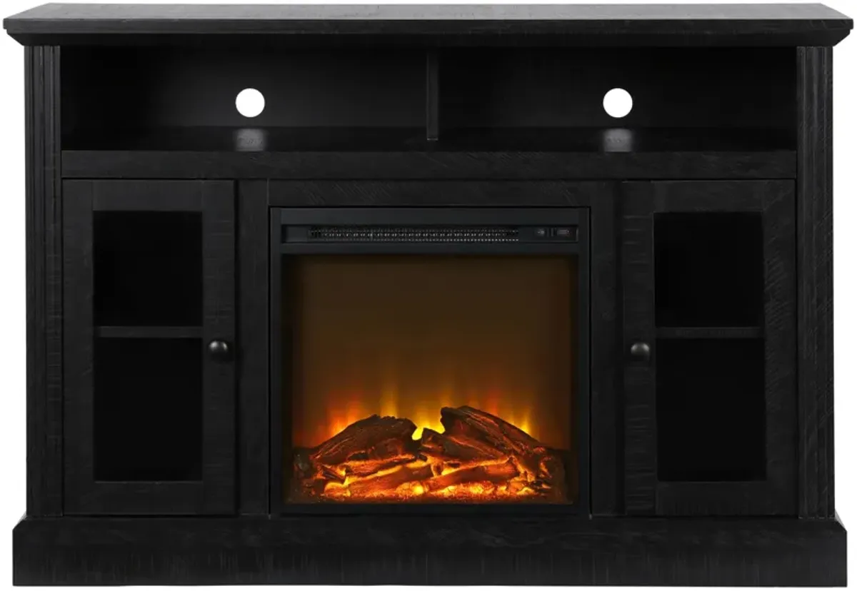 Chicago Electric Fireplace Space Heater TV Console for Flat Screen TVs up to 50"