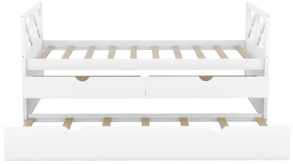 Merax Multi-Functional Daybed with Drawers and Trundle