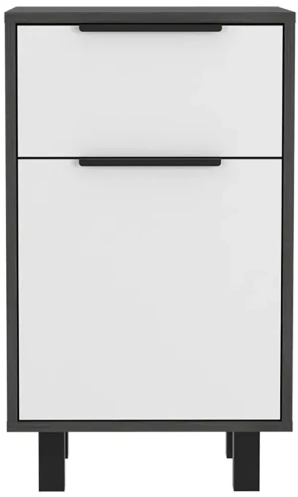 Nightstand Maryland Z, Bedroom, Smoky Oak / White