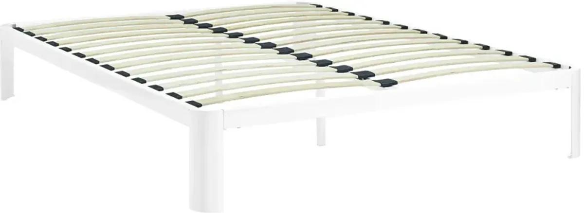 Corinne Full Bed Frame - White