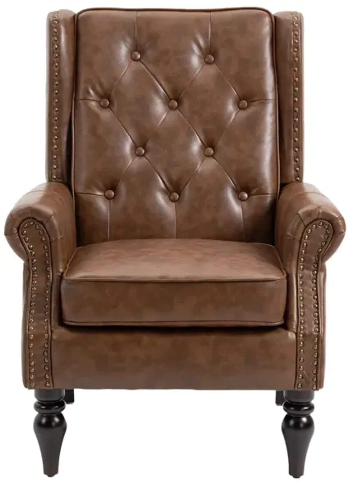 Wood Frame Armchair, Modern Accent Chair Lounge Chair For Living Room