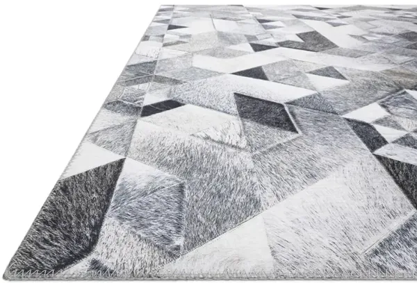 Maddox MAD03 Grey/Ivory 5' x 7'6" Rug