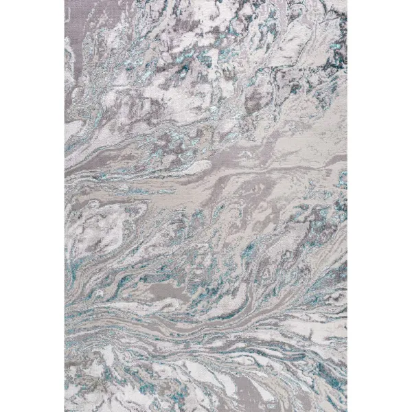 Swirl Marbled Abstract Area Rug
