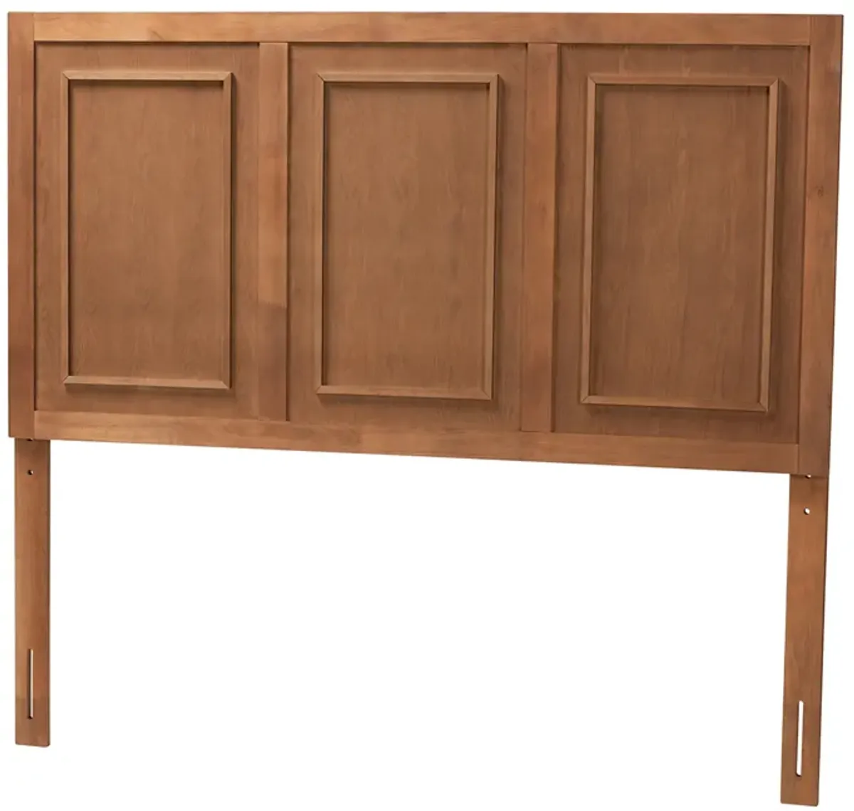 Baxton Studio Giordano Classic and Traditional Ash Walnut Finished Wood Full Size Headboard