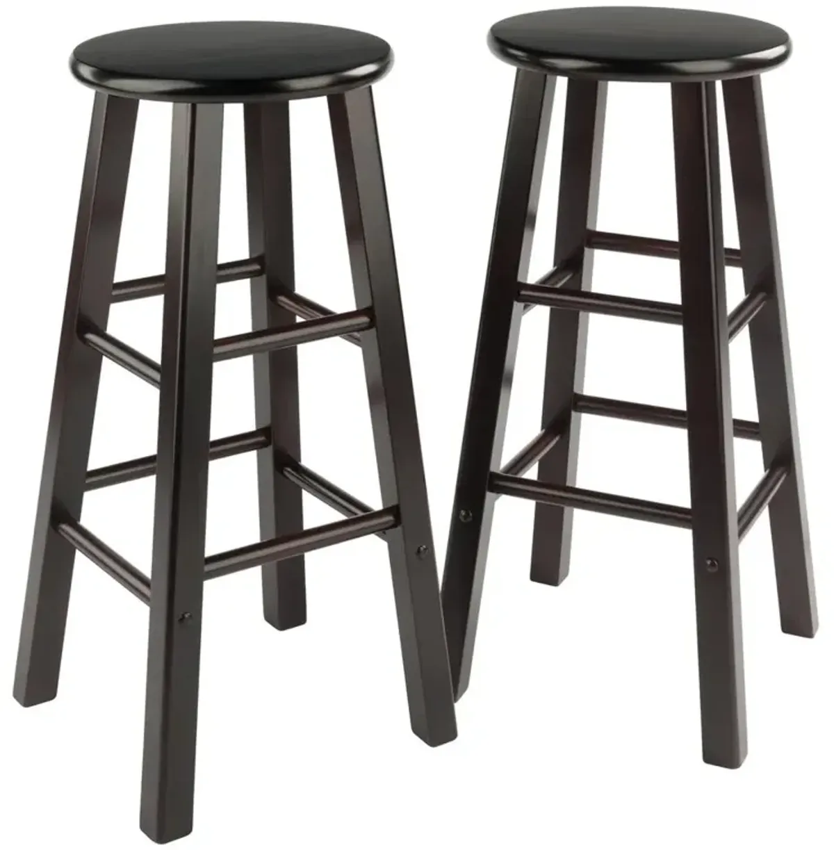 Element Bar Stools, 2-Pc Set, Espresso