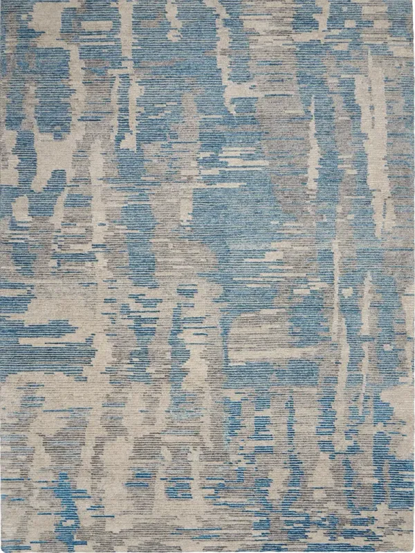 Ellora ELL01 Blue 5'6" x 7'5" Rug