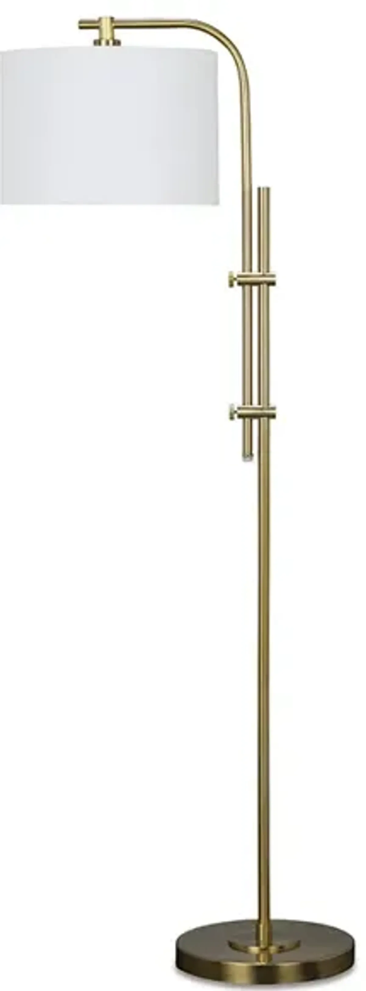 Baronvale Floor Lamp, Brass