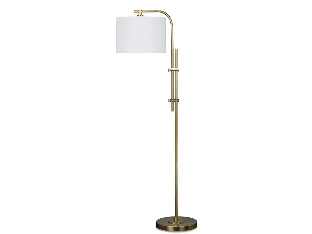 Baronvale Floor Lamp, Brass