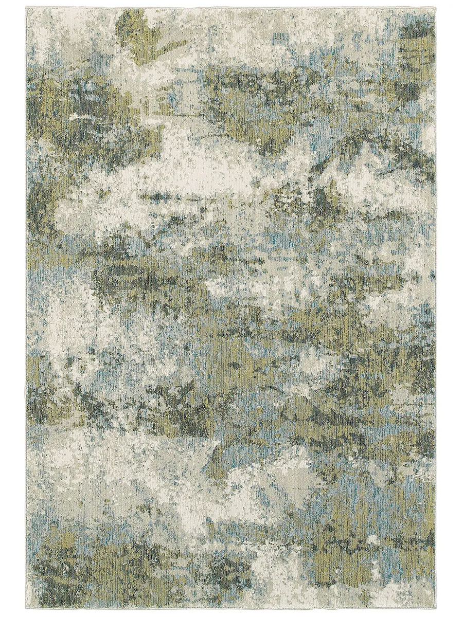 Evolution 3'3" x 5'2" Blue Rug