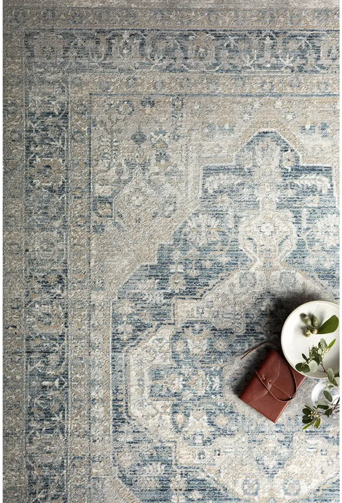 Elise Neutral/Blue 9'9" x 13' Rug