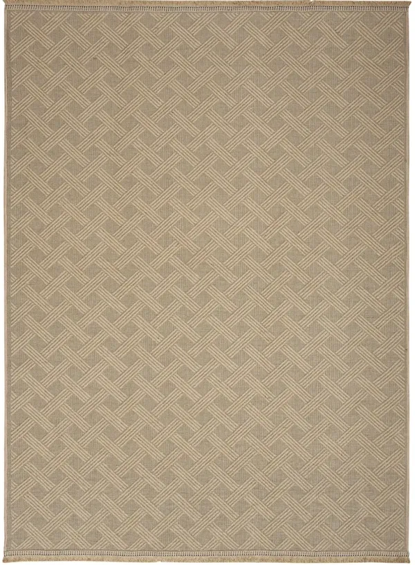 Washable Jute WSJ02 Natural 5'3" x 7'3" Rug