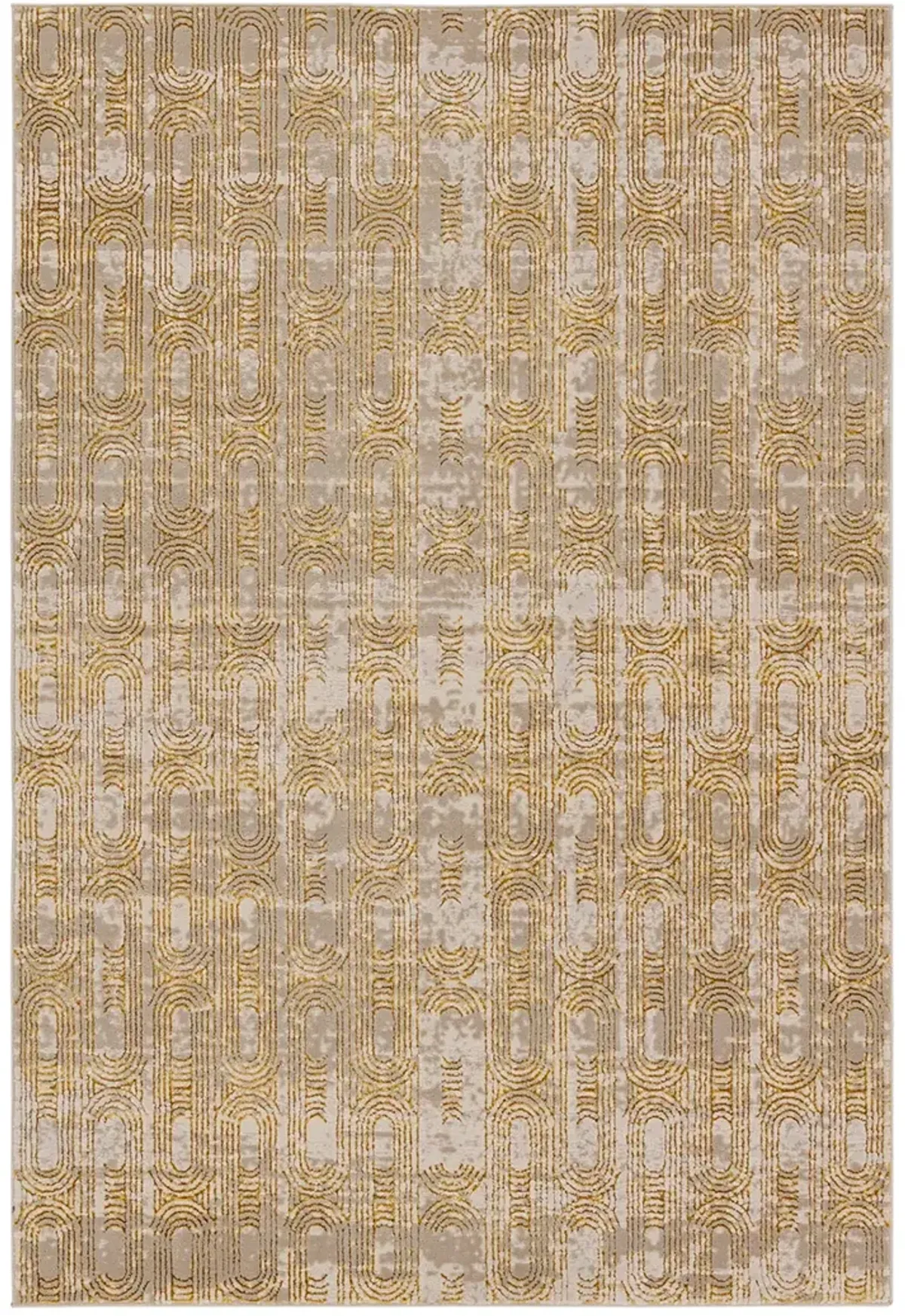 Catalyst Gimeas Yellow/Gold 3'3" x 12' Runner Rug