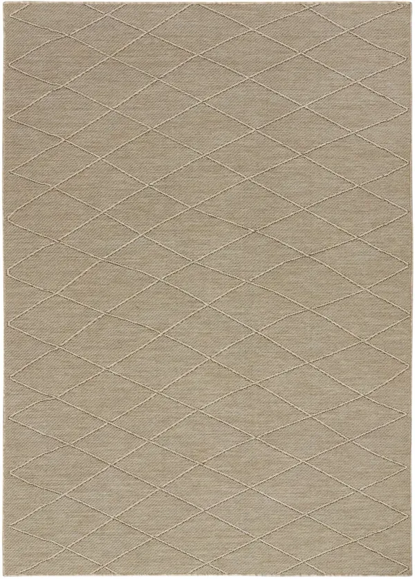 Washable Solutions WSL01 Natural 5' x 7' Rug