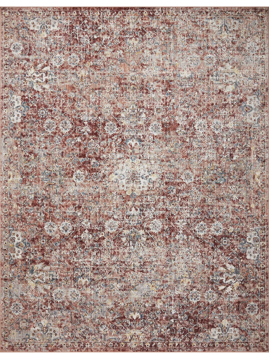 Cassandra CSN03 Rust/Ivory 3'9" x 5'9" Rug