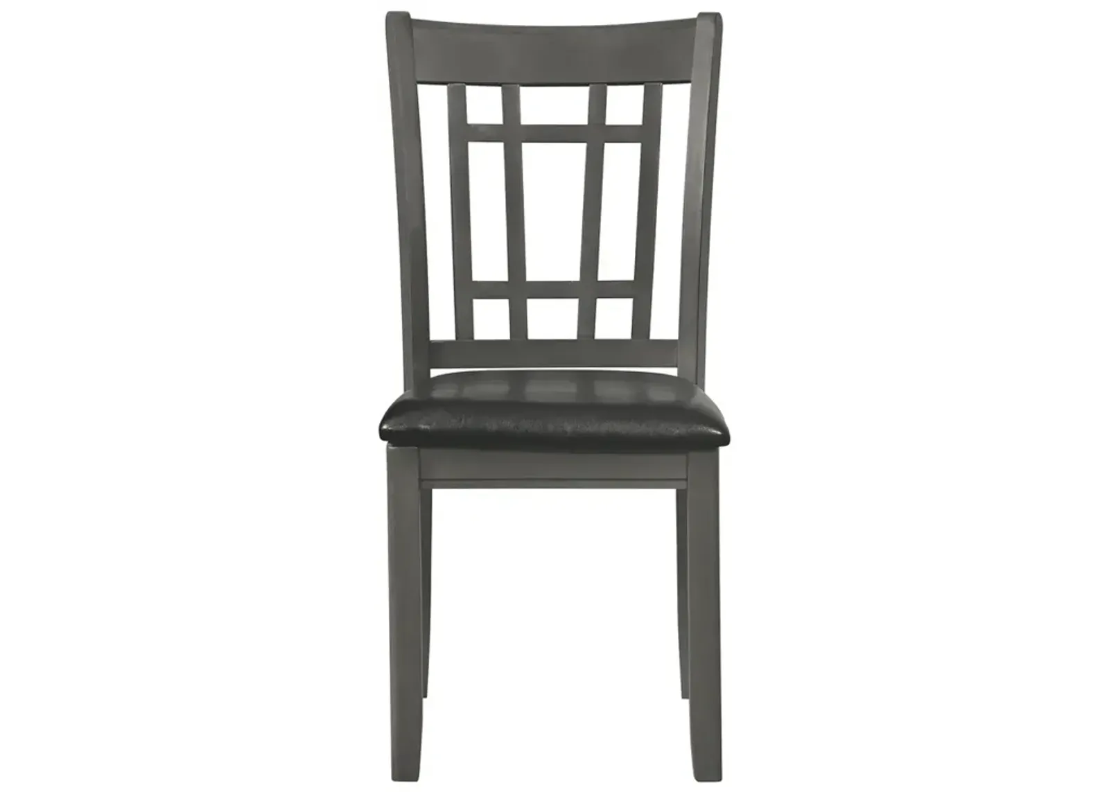 Lavon Padded Dining Side Chairs Medium Grey and Black (Set of 2)