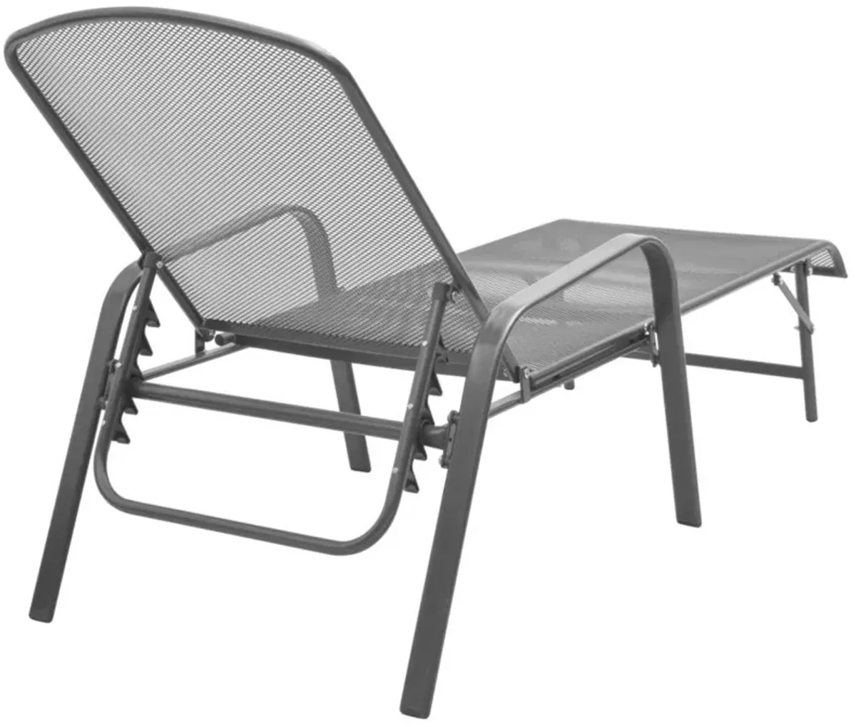 vidaXL Sun Lounger Steel Anthracite