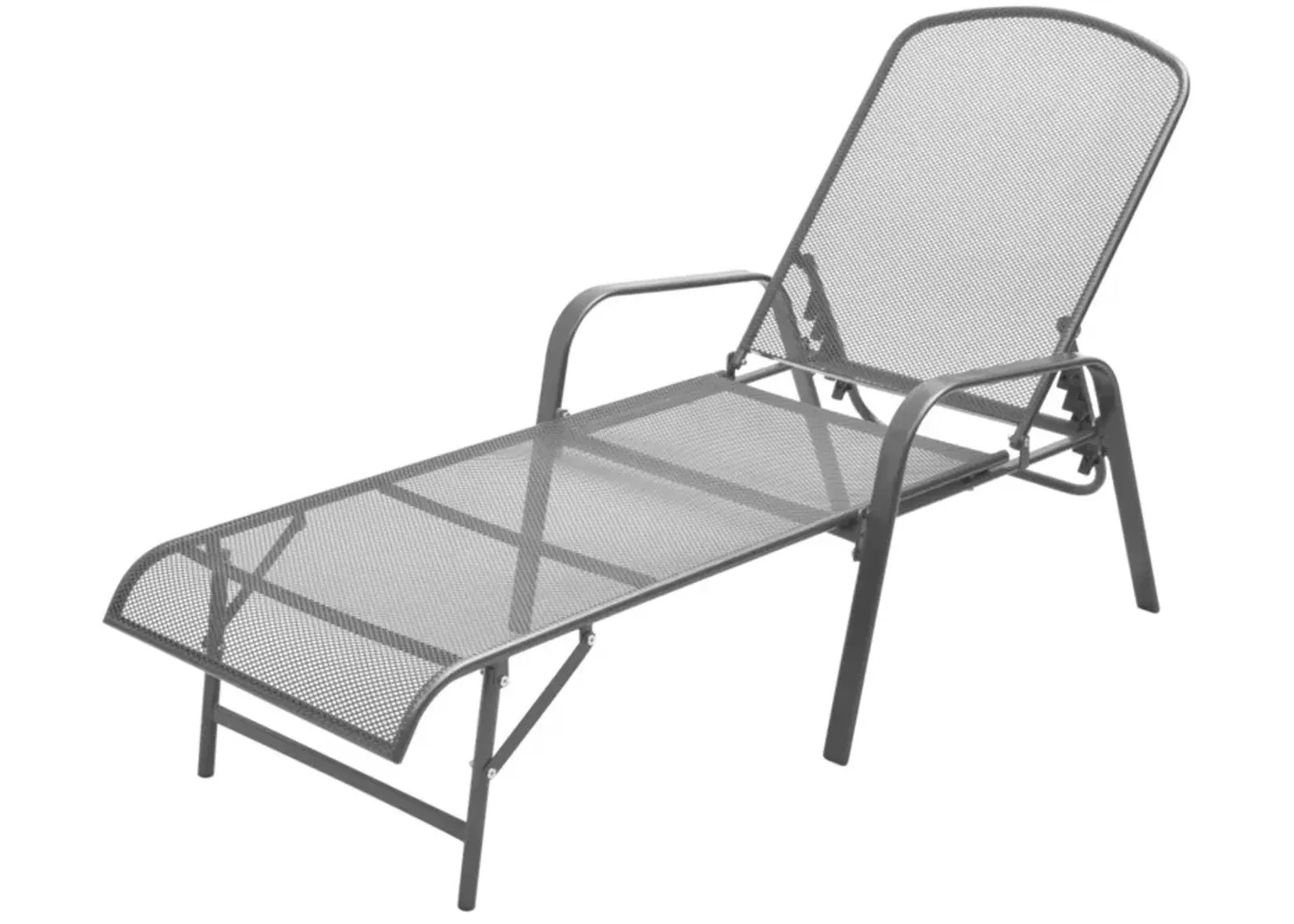 vidaXL Sun Lounger Steel Anthracite