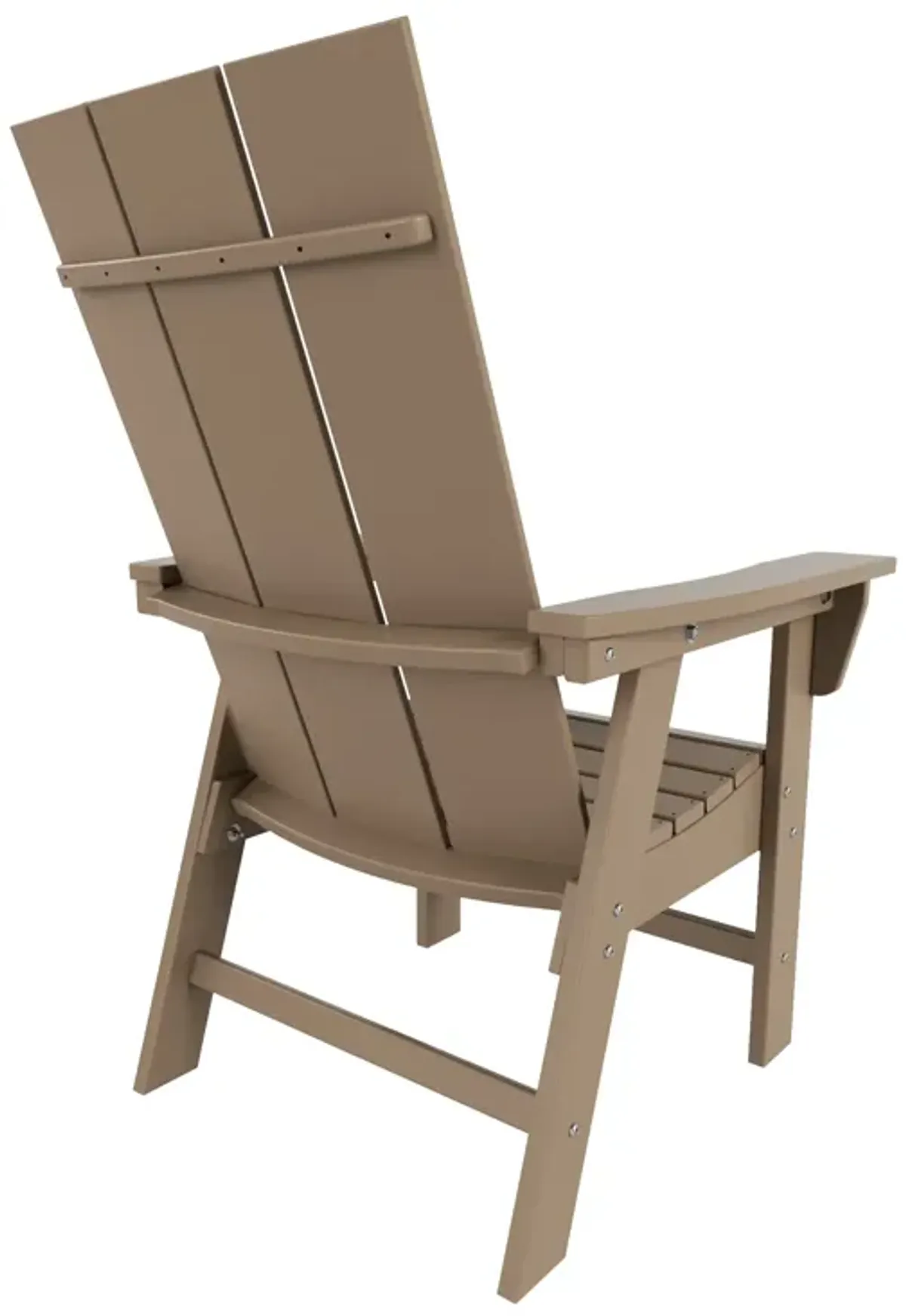 WestinTrends Outdoor Patio Modern Adirondack Dining Chair