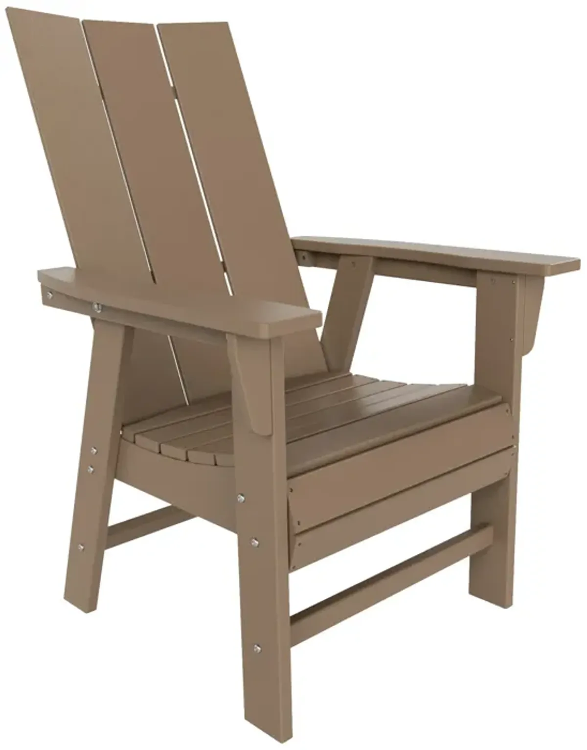 WestinTrends Outdoor Patio Modern Adirondack Dining Chair